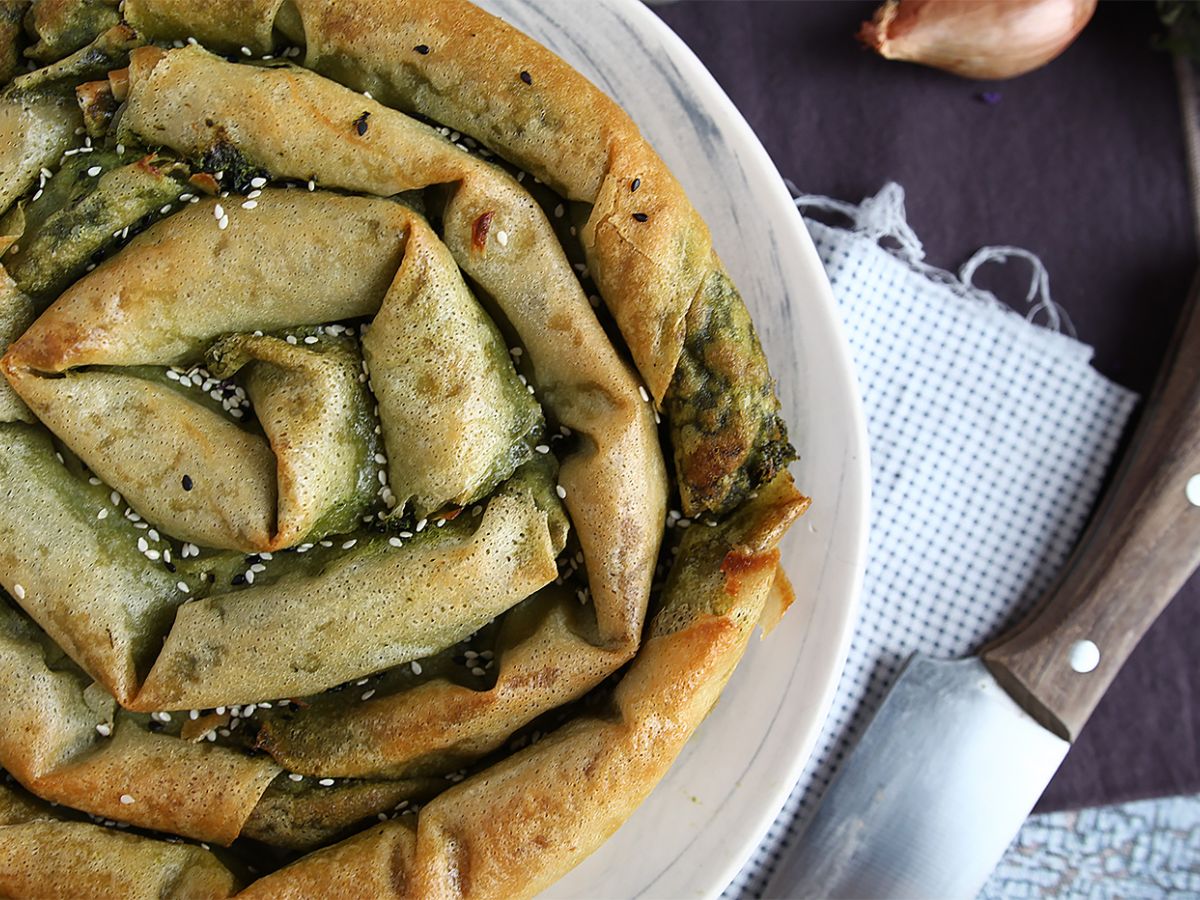 Borek, turkkilainen pinaatti- ja juustopiirakka - kuva 2