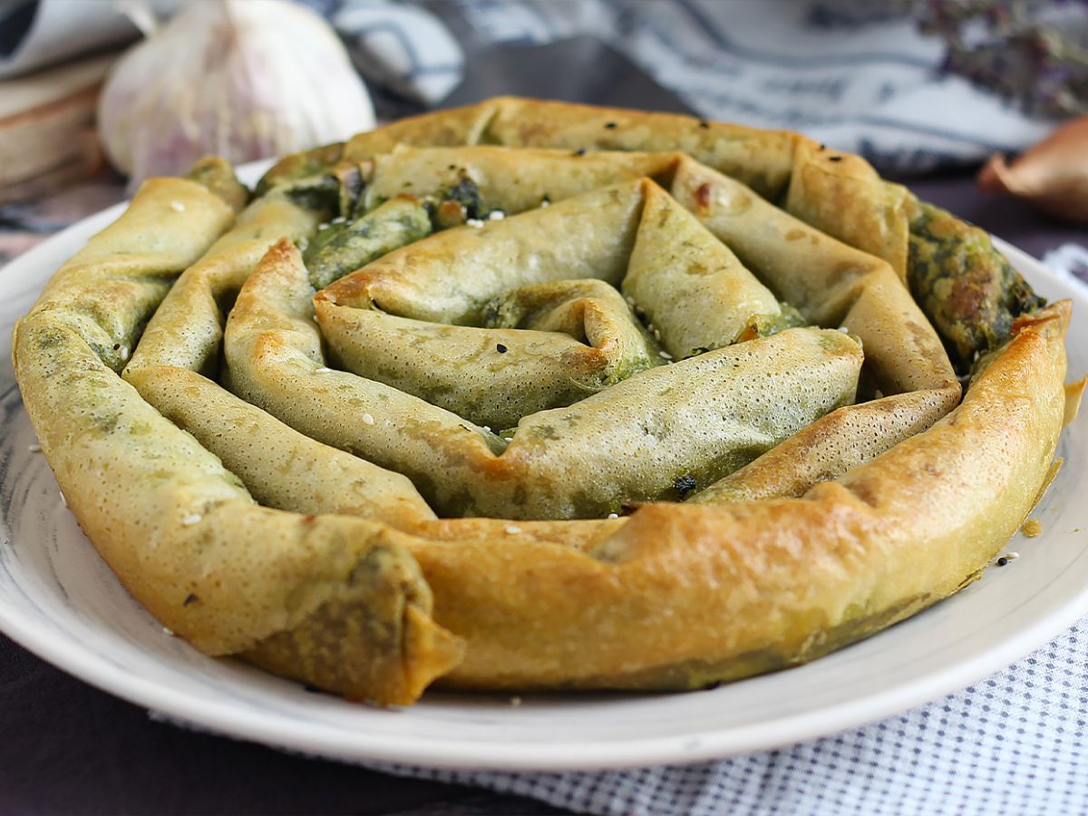 Borek, turkkilainen pinaatti- ja juustopiirakka - kuva 3