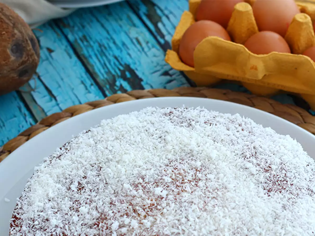 Brasilialainen kookoskakku – Bolo toalha felpuda - kuva 4