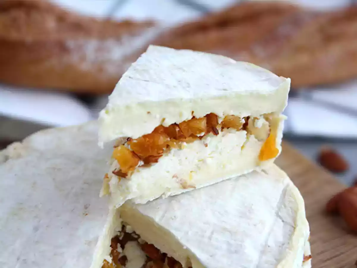 Brie aprikoosi- ja mantelitäytteellä - kuva 2
