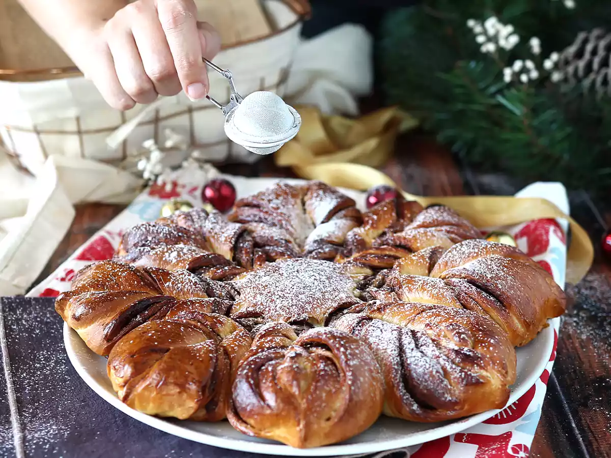 Brioche lumihiutale levitteellä - kuva 6