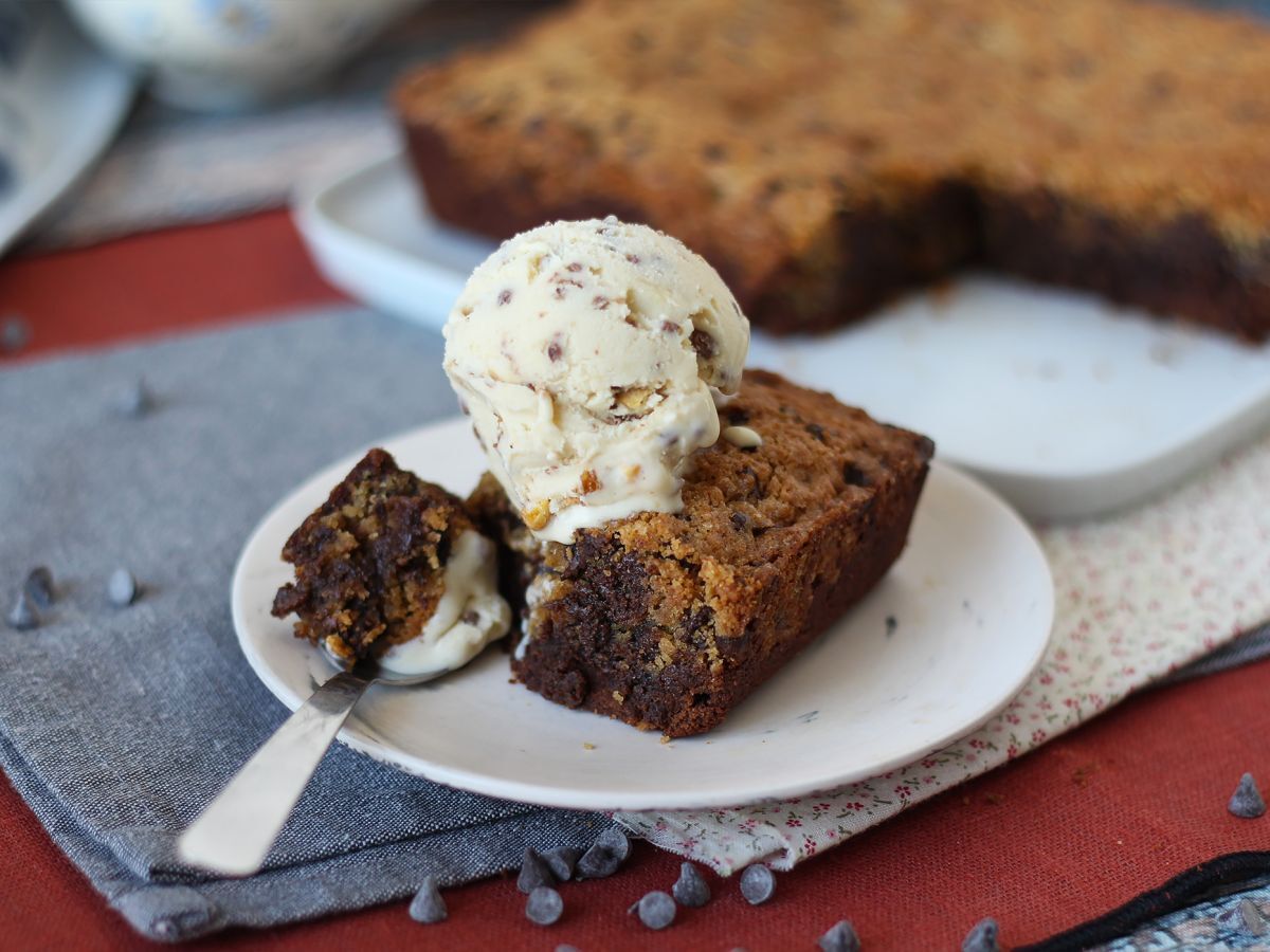 Brookies, täydellinen yhdistelmä brownieita ja keksiä. - kuva 6