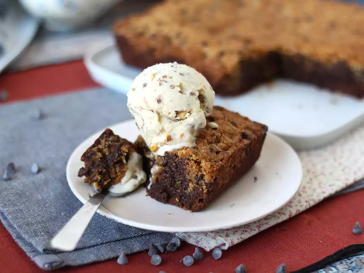 Brookies, täydellinen yhdistelmä brownieita ja keksiä. - kuva 6