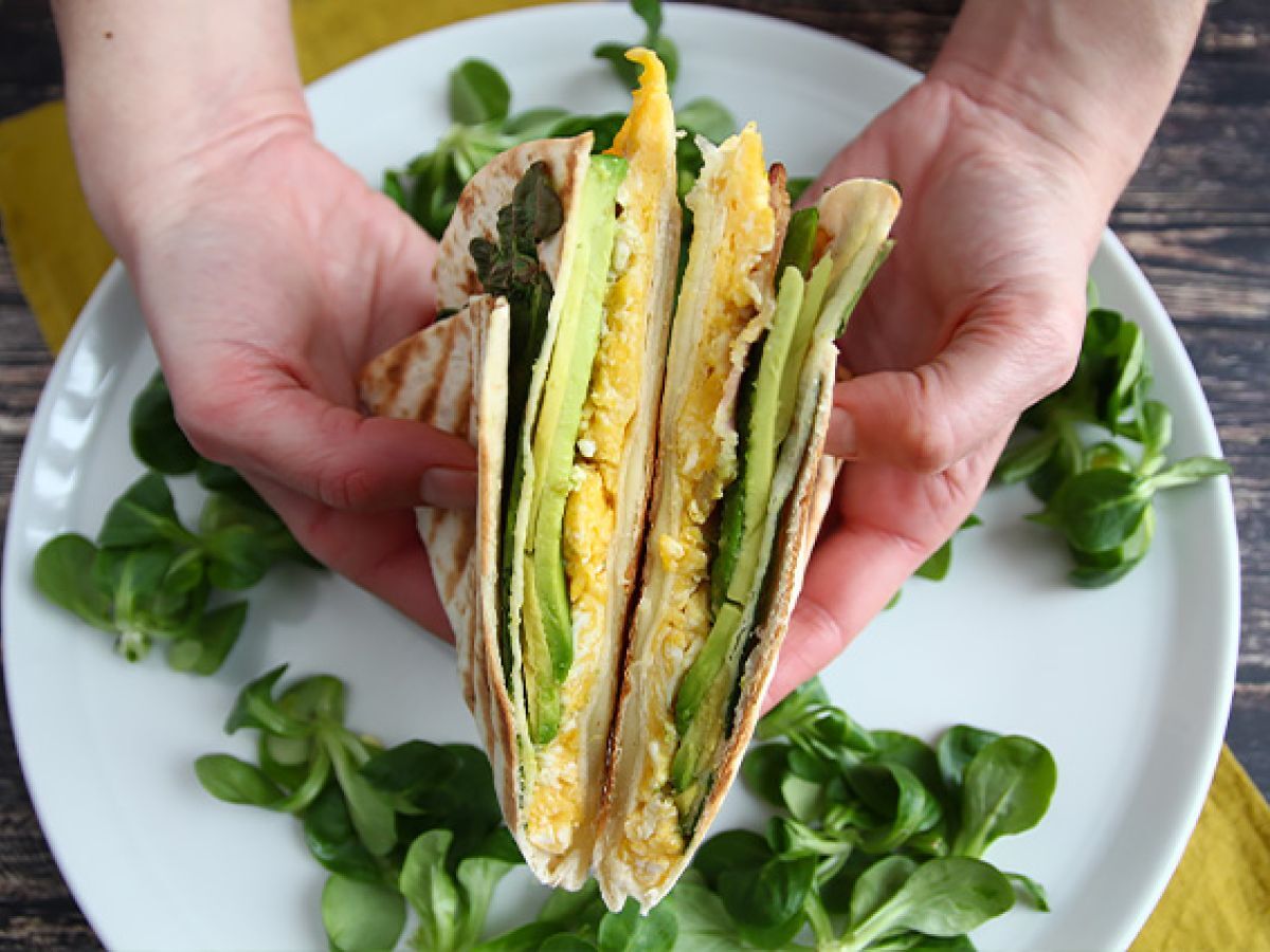 Brunssityylinen paahdettu wrap - Tortilla Wrap Hack