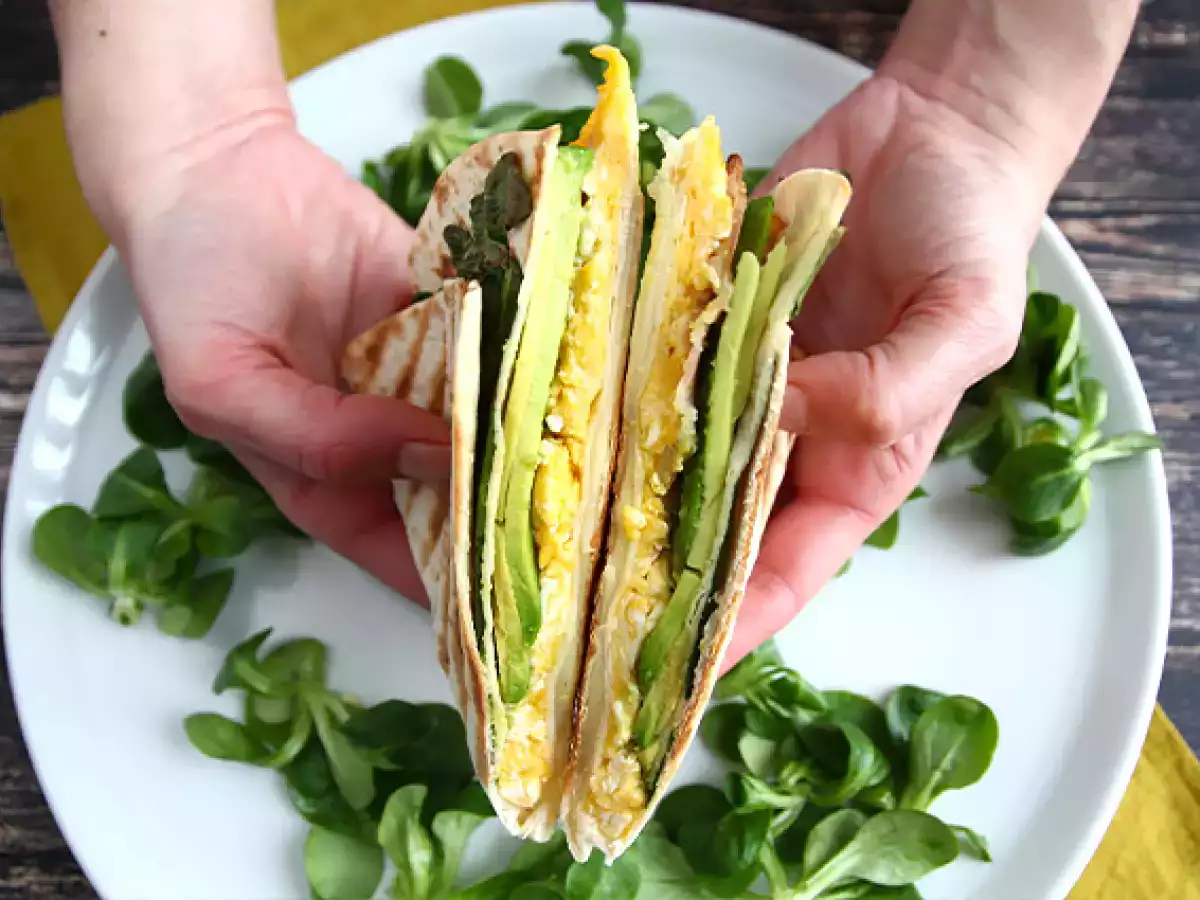 Brunssityylinen paahdettu wrap - Tortilla Wrap Hack