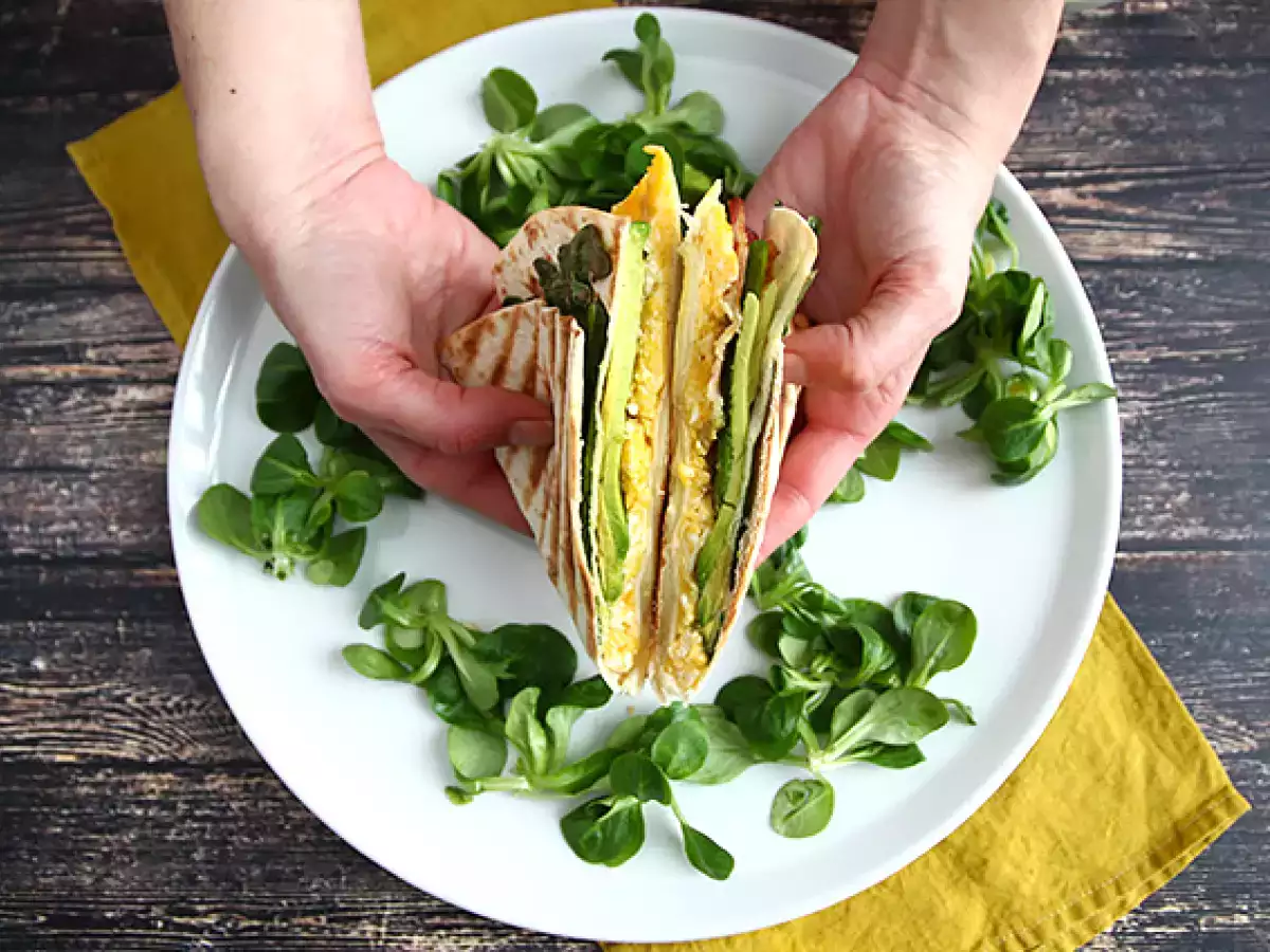 Brunssityylinen paahdettu wrap - Tortilla Wrap Hack - kuva 3