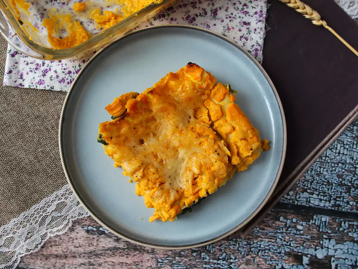 Butternut-kurpitsa-, pinaatti- ja ricottalasagne - kuva 4