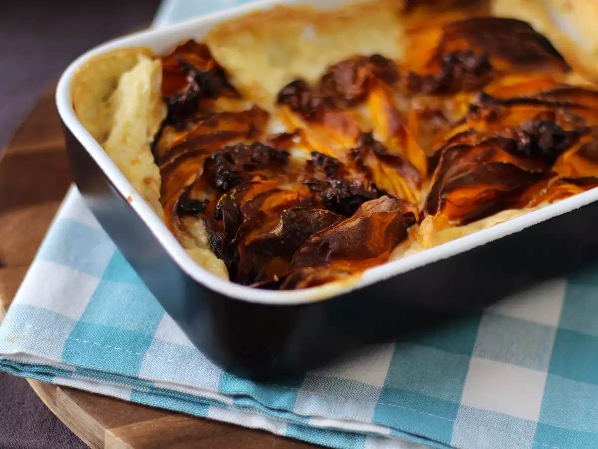 Butternut-kurpitsagratiini ilmakeittimessä, dauphinois-tyyliin - kuva 2