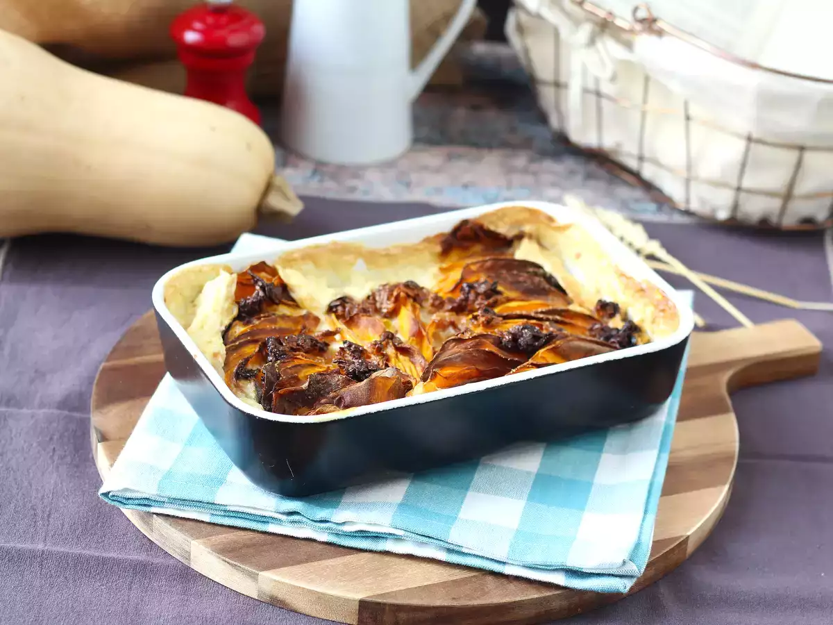 Butternut-kurpitsagratiini ilmakeittimessä, dauphinois-tyyliin - kuva 5
