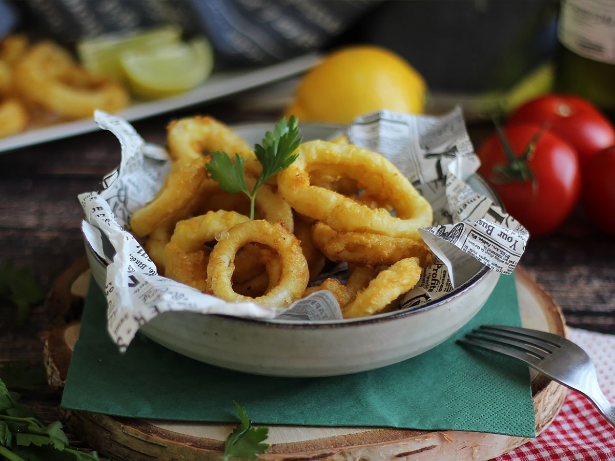 Calamares a la romana - taikinaan paneroitu kalmari - kuva 2