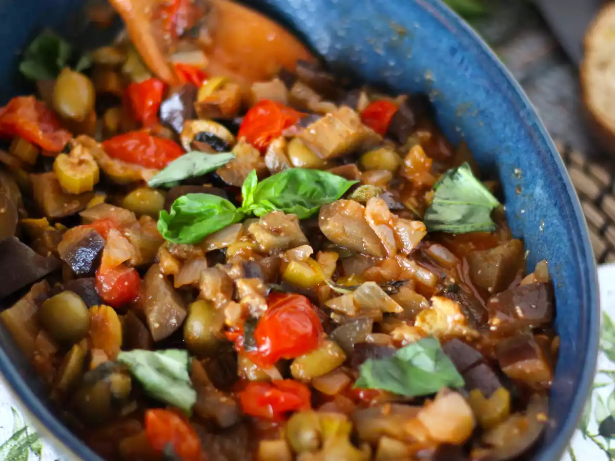 Caponata siciliana, ohittamaton nopea ja helppo italialainen resepti - kuva 2