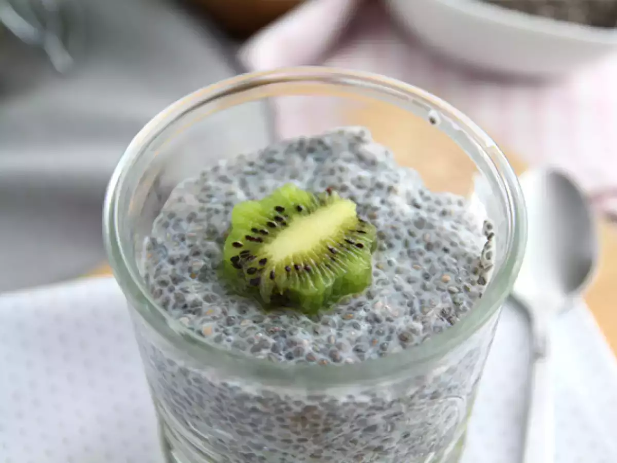 Chia-siemenvanukas kiivillä - kuva 4