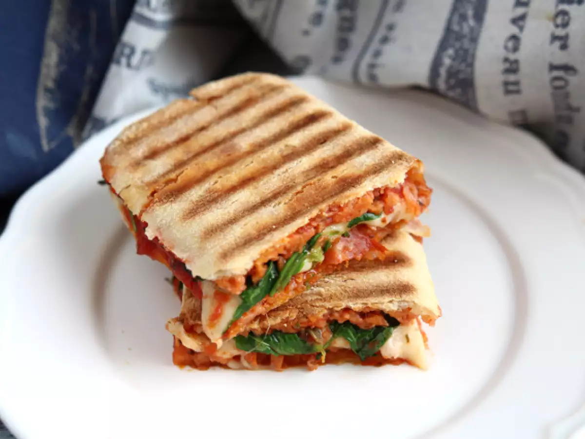 Chorizo-emmentalpanini