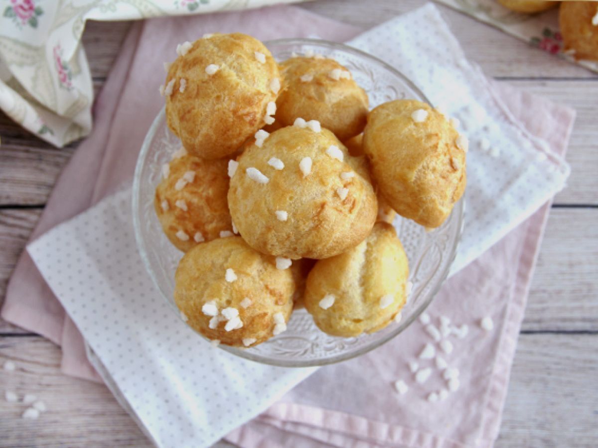 Chouquettes, choux helmisokerilla höystetty - kuva 5
