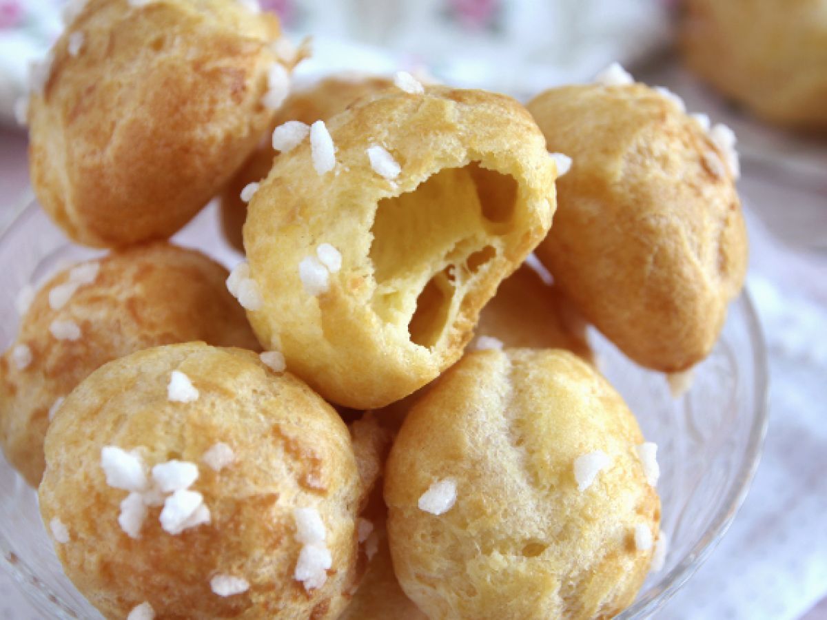 Chouquettes, choux helmisokerilla höystetty - kuva 6