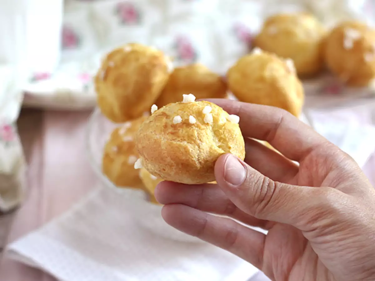 Chouquettes – ranskalaiset tuulihatut helmisokerilla - kuva 4