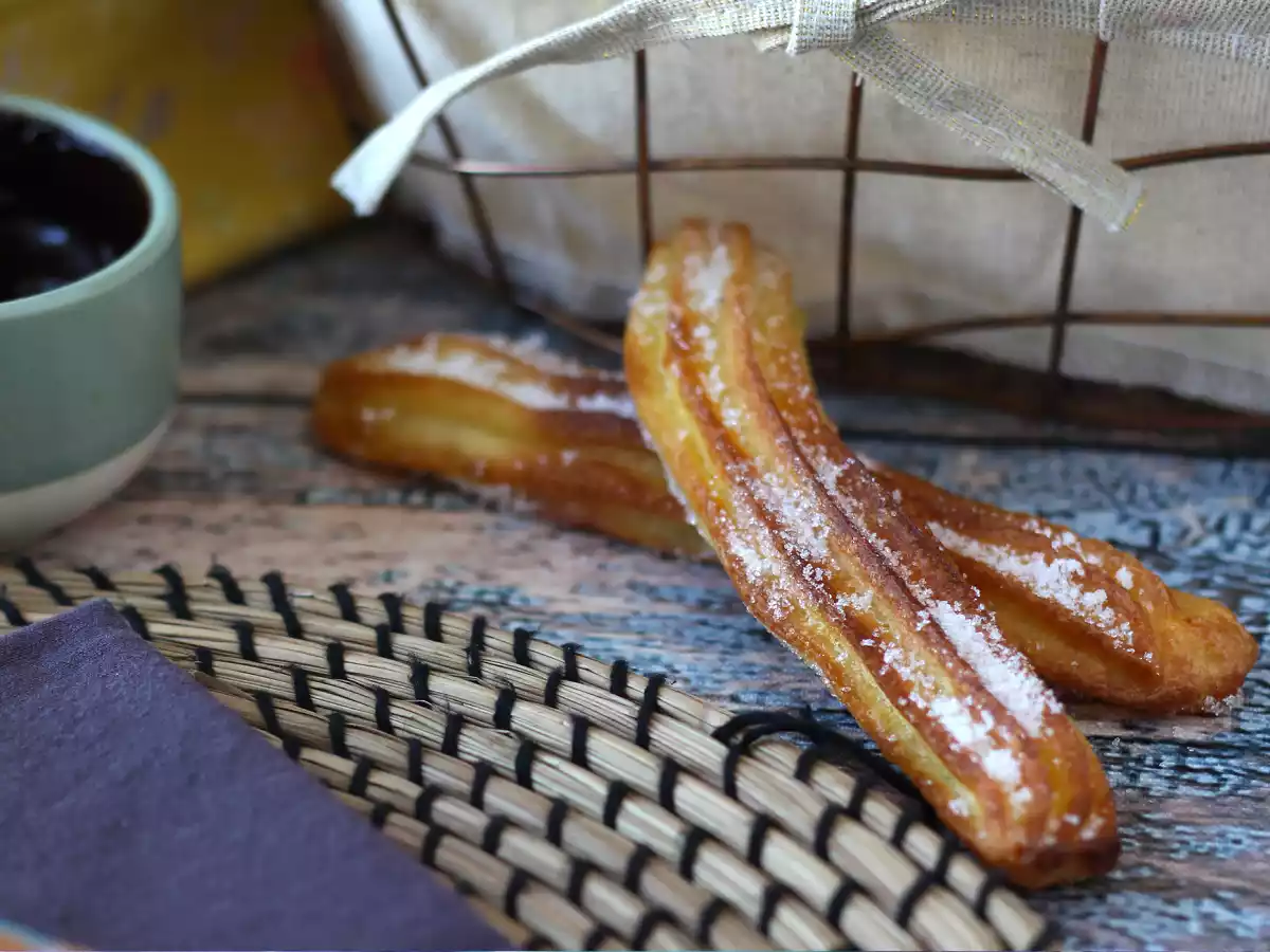 Churros kypsennetty Air Fryerissä