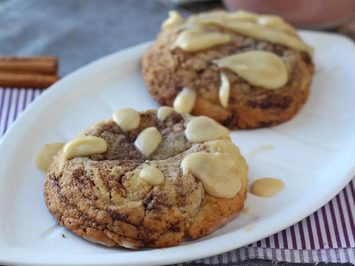Cinnamon roll -keksit – pehmeät ja rapeat kanelikeksit - kuva 2