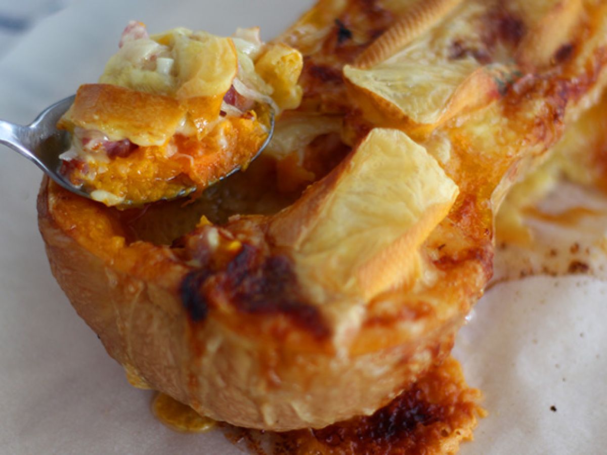 Courgiflette - Butternut-kurpitsa tartiflette-tyyliin - kuva 4
