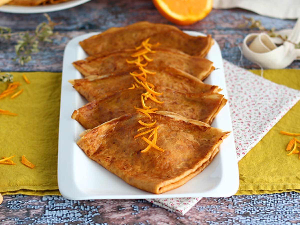 Crêpes Suzette, perinteinen resepti