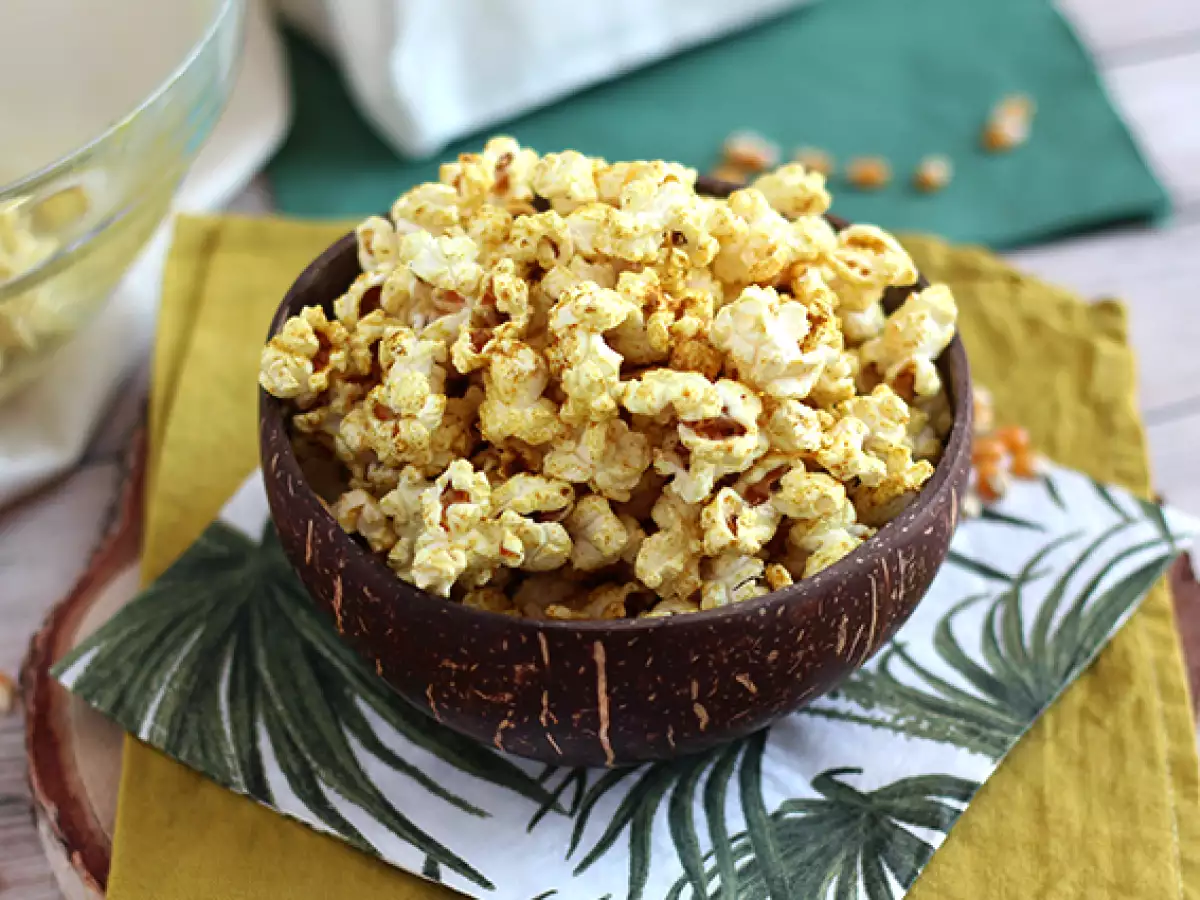 Curry-popcornit - kuva 4