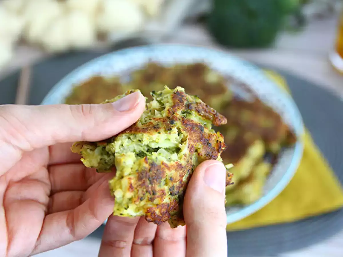 Curryllä maustetut kukkakaali-parsakaalipihvit - kuva 3
