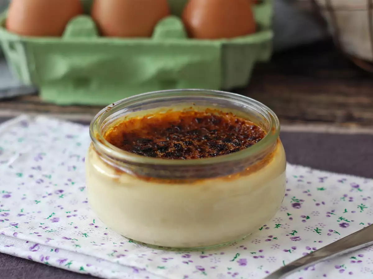 Erittäin helppo crème brûlée airfryerissä! - kuva 3