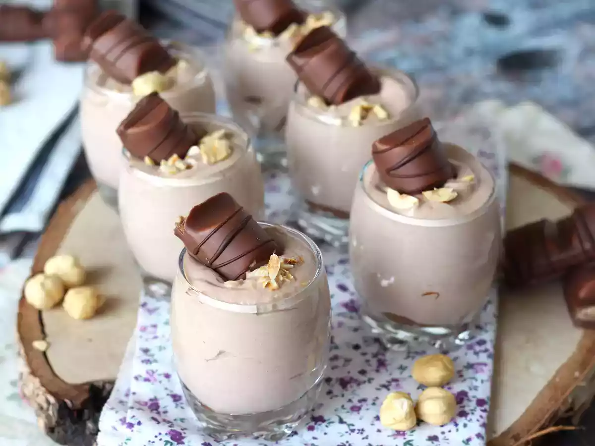 Erittäin herkulliset Kinder Bueno -verrines ilman paistamista - kuva 6