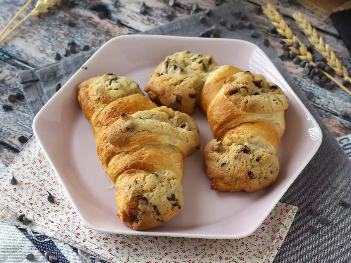 Erittäin herkullisia, superhelppoja crookies. Täydellinen yhdistelmä croissantteja ja keksejä! - kuva 4