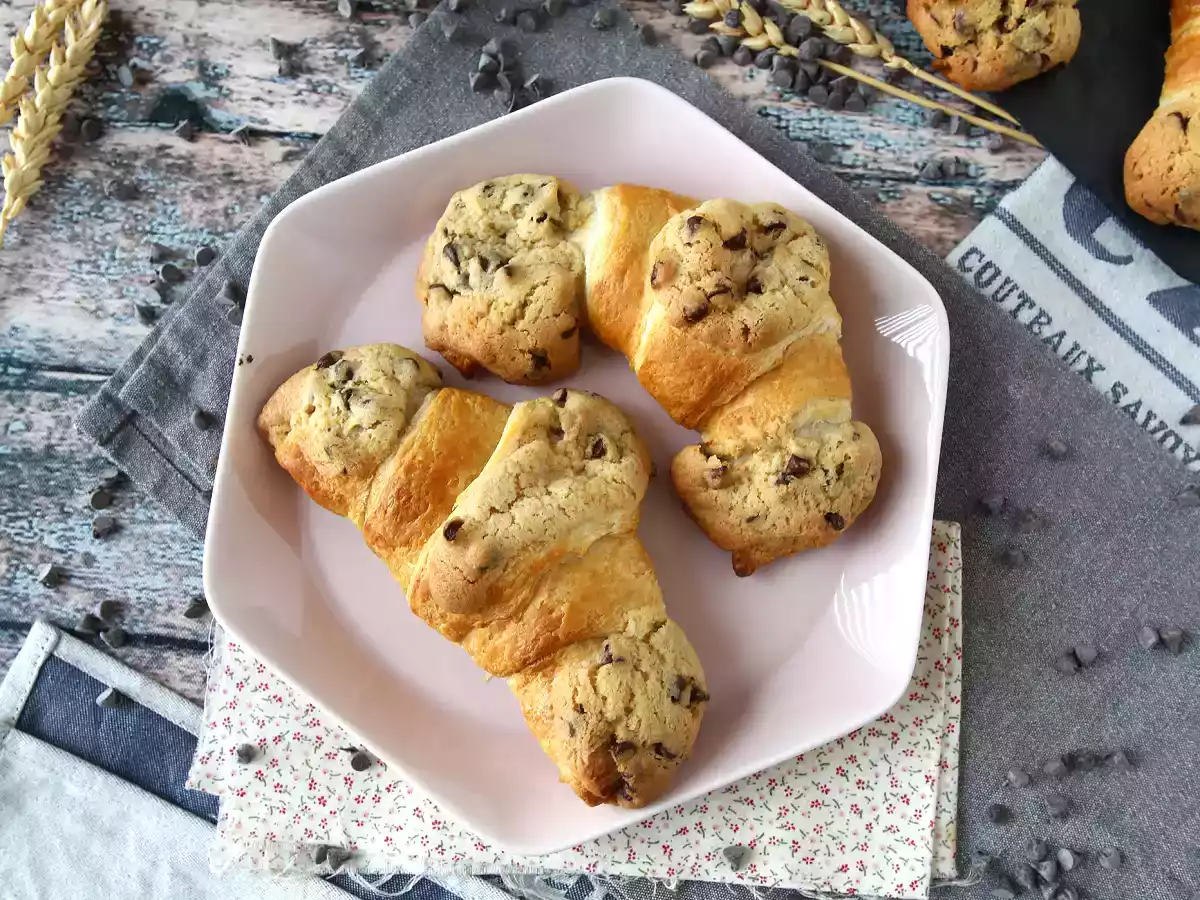 Erittäin herkullisia, superhelppoja crookies. Täydellinen yhdistelmä croissantteja ja keksejä! - kuva 5
