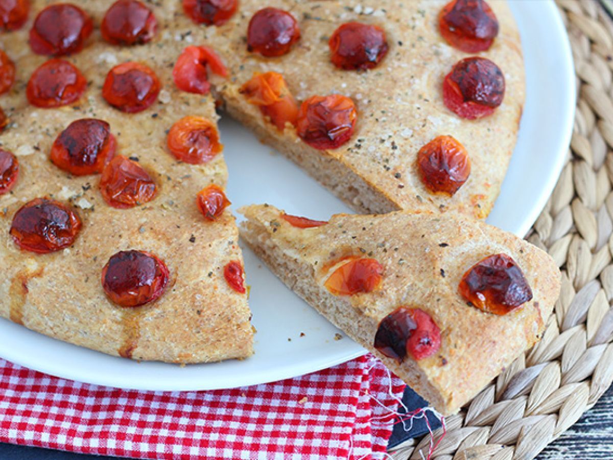 Focaccia kirsikkatomaattien kanssa - kuva 4