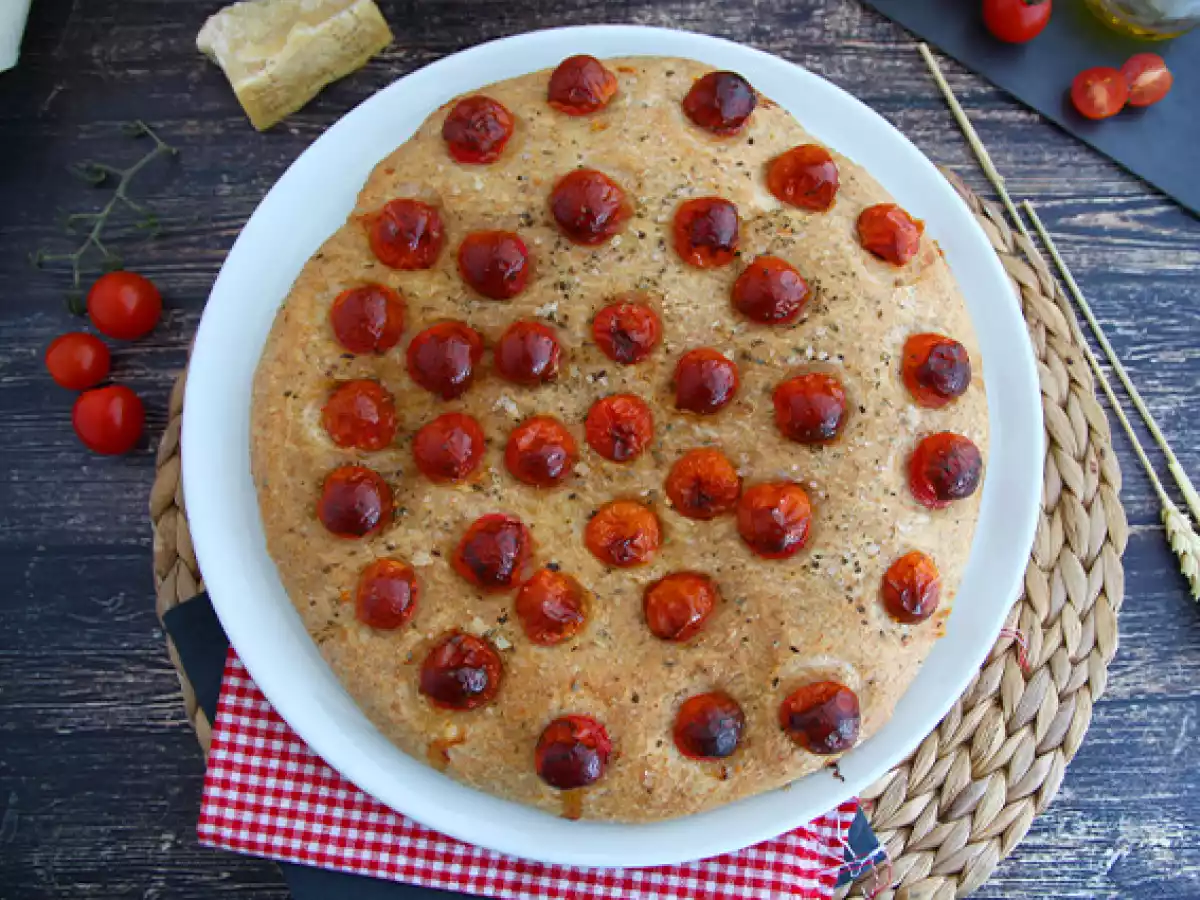 Focaccia kirsikkatomaattien kanssa - kuva 5