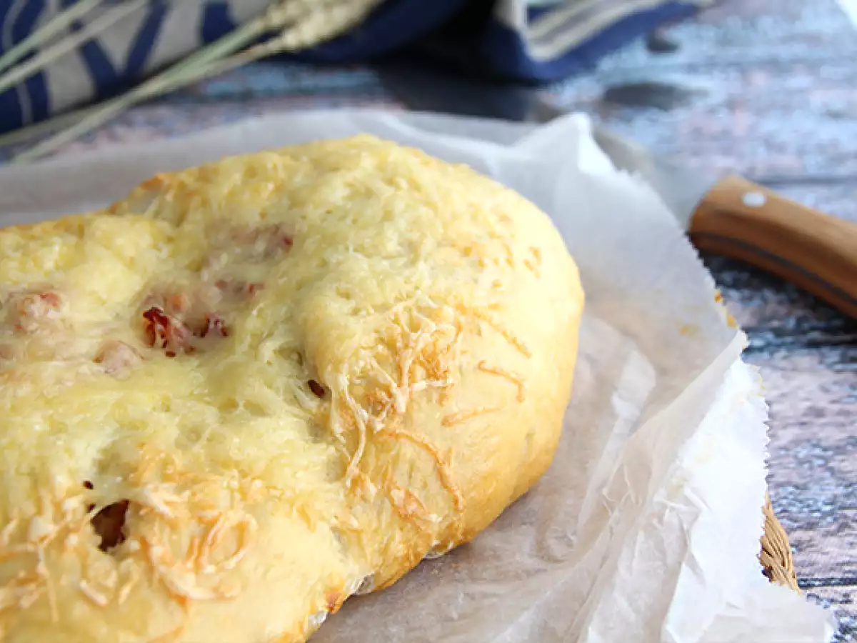 Fougasse sipulilla ja pekonilla - kuva 3