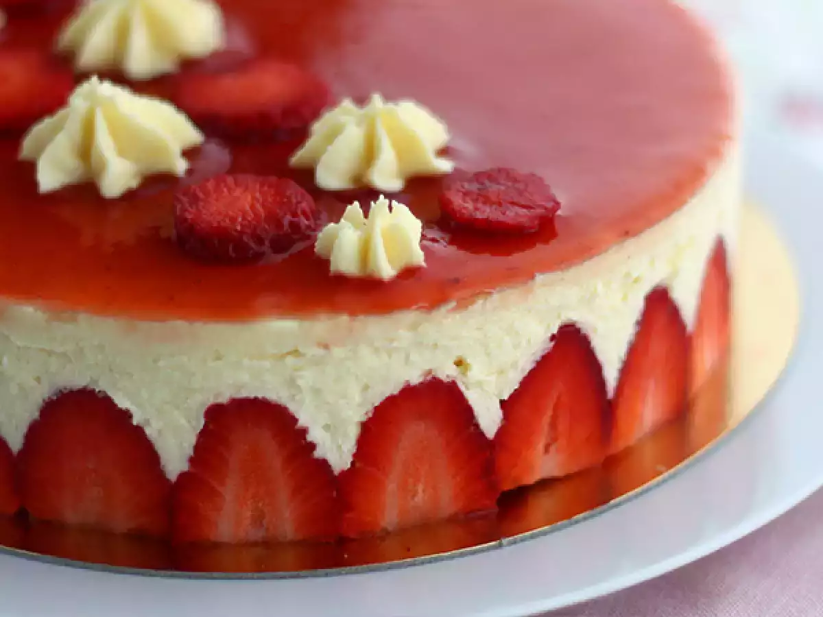 Fraisier eli ranskalainen mansikkakakku (vaihe vaiheelta) - kuva 2