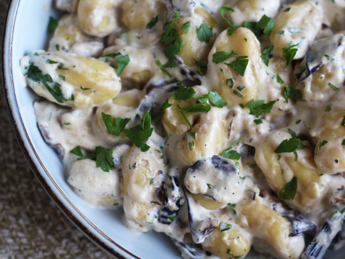 Gnocchi sienillä, maukas ja helppo ensimmäinen ruokalaji - kuva 3