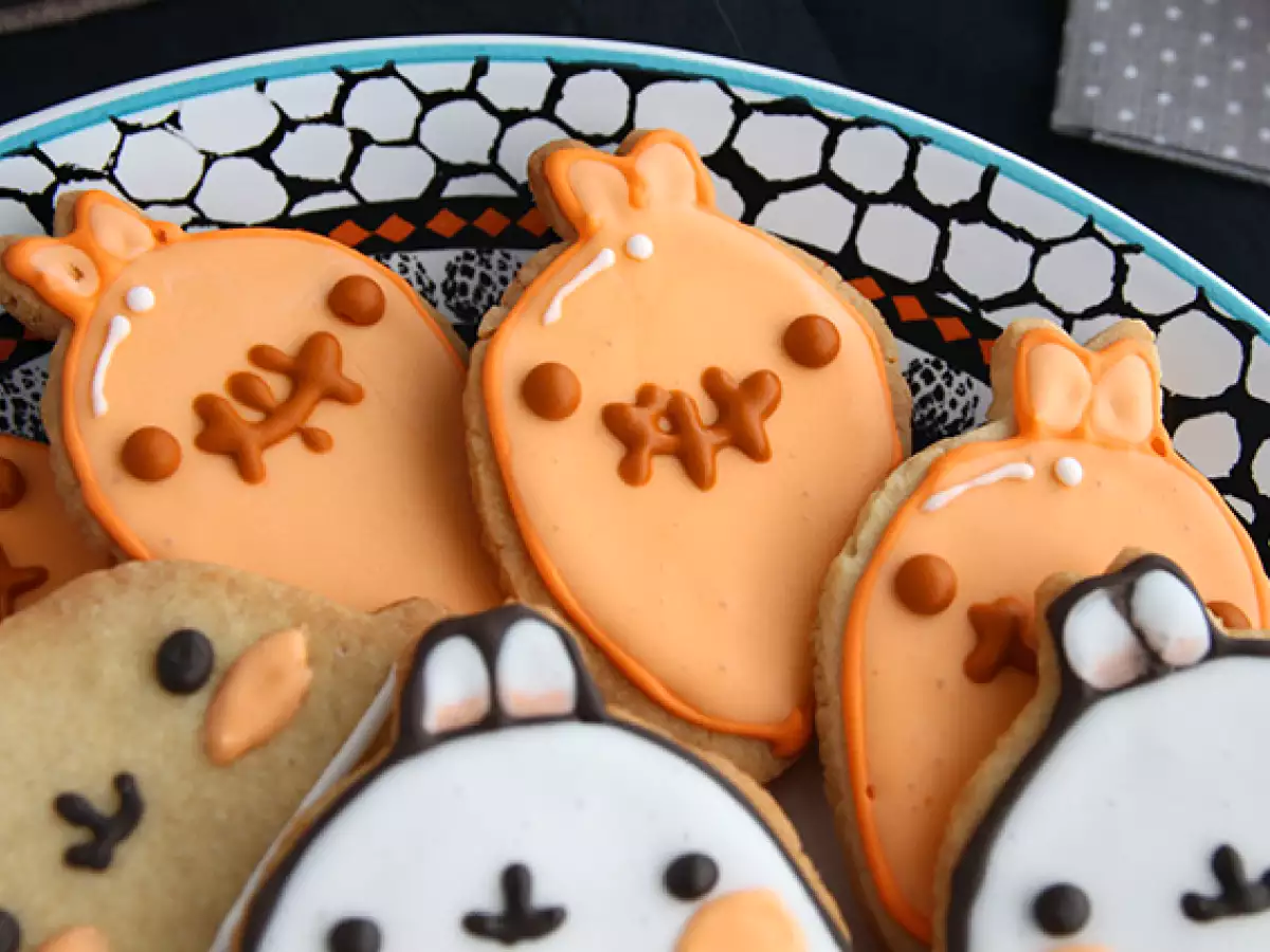 Halloween-koristeiset Molang-pikkuleivät - kuva 5