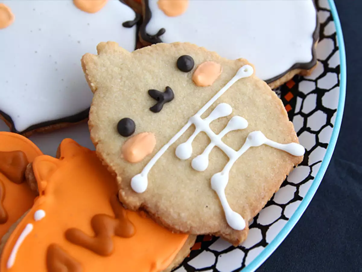Halloween-koristeiset Molang-pikkuleivät - kuva 6