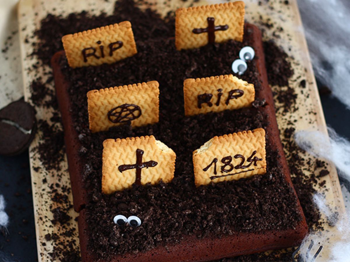 Hautausmaan brownie Halloweenin kunniaksi - kuva 3
