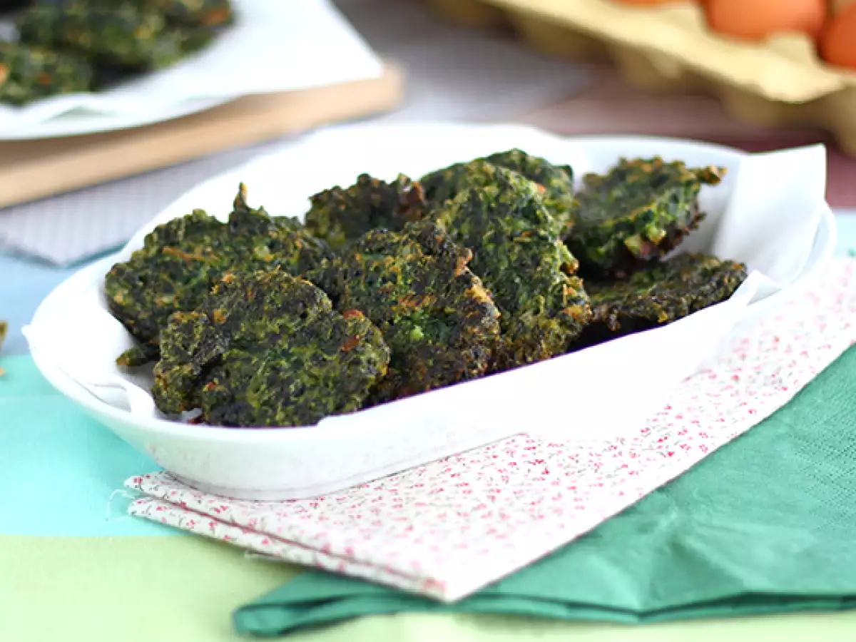 Helpot pinaattifritterit