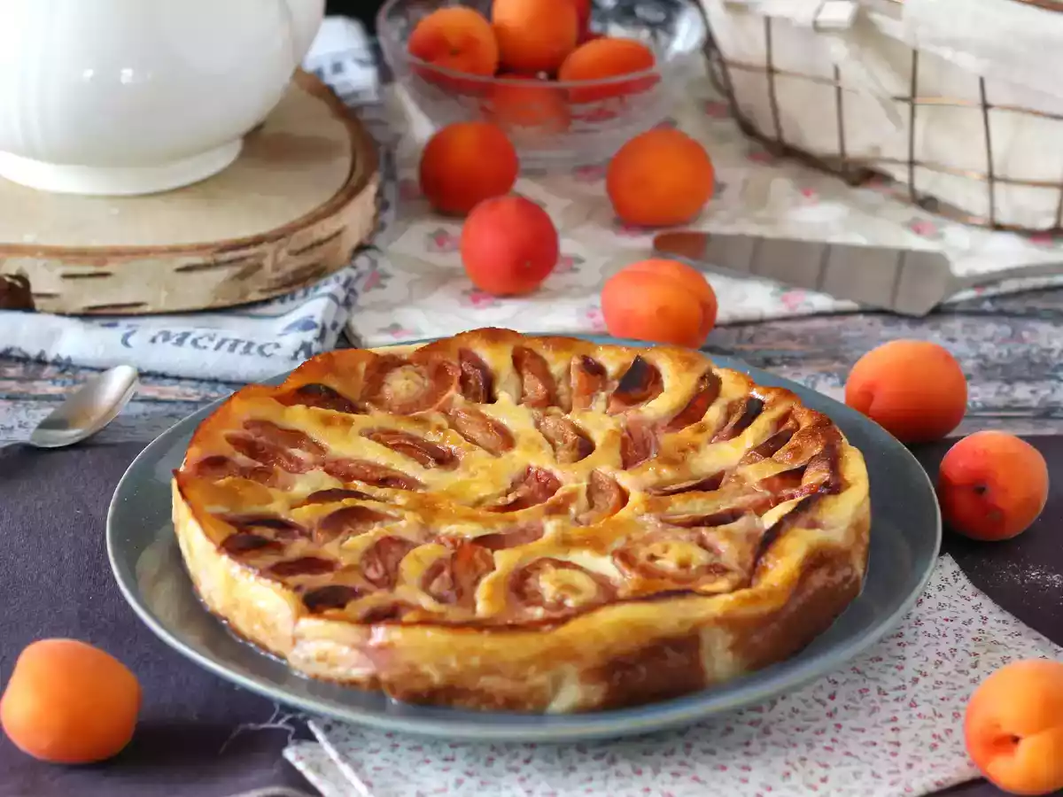 Helppo aprikoosin clafoutis - kuva 7