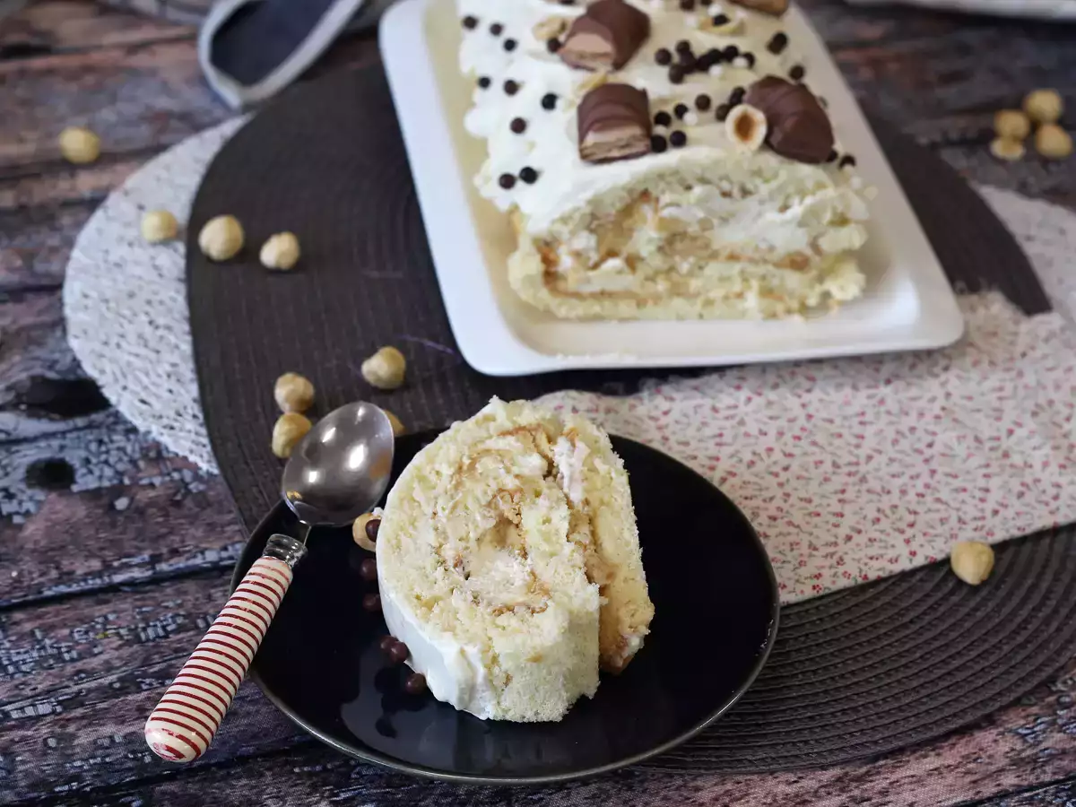 Helppo Kinder Bueno -kakku, täydellinen syntymäpäiväkakuksi tai joulubucheksi! - kuva 5