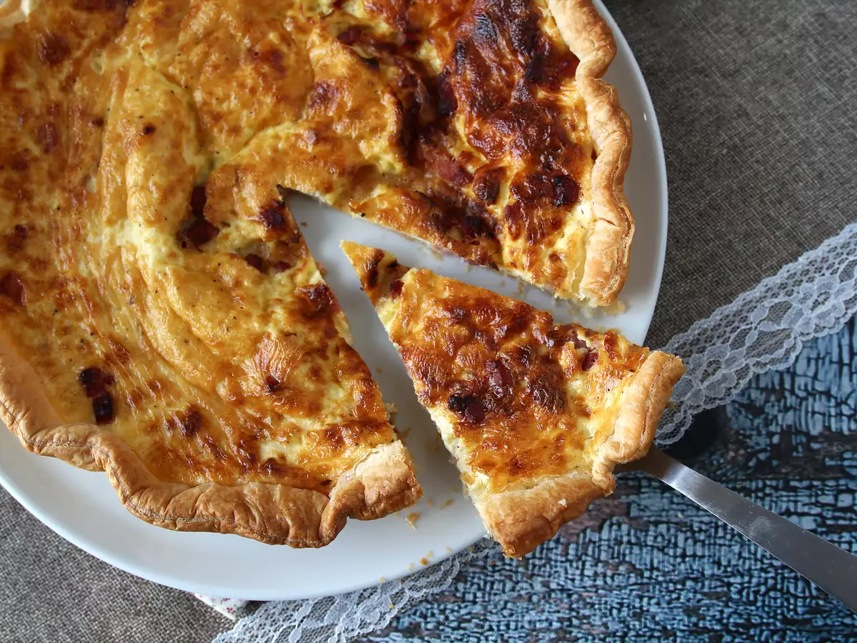Helppo kotitekoinen quiche lorraine -resepti - kuva 2