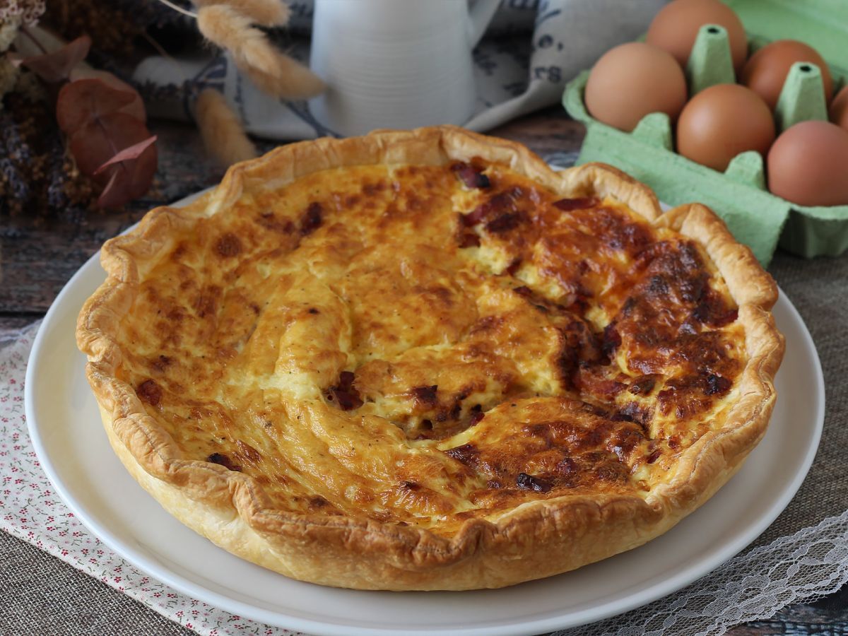 Helppo kotitekoinen quiche lorraine -resepti - kuva 3