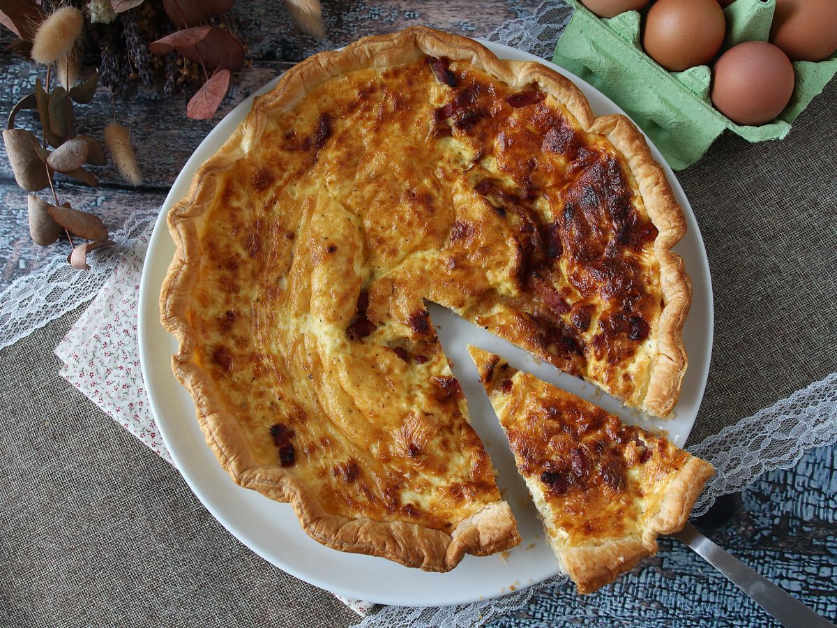 Helppo kotitekoinen quiche lorraine -resepti - kuva 4