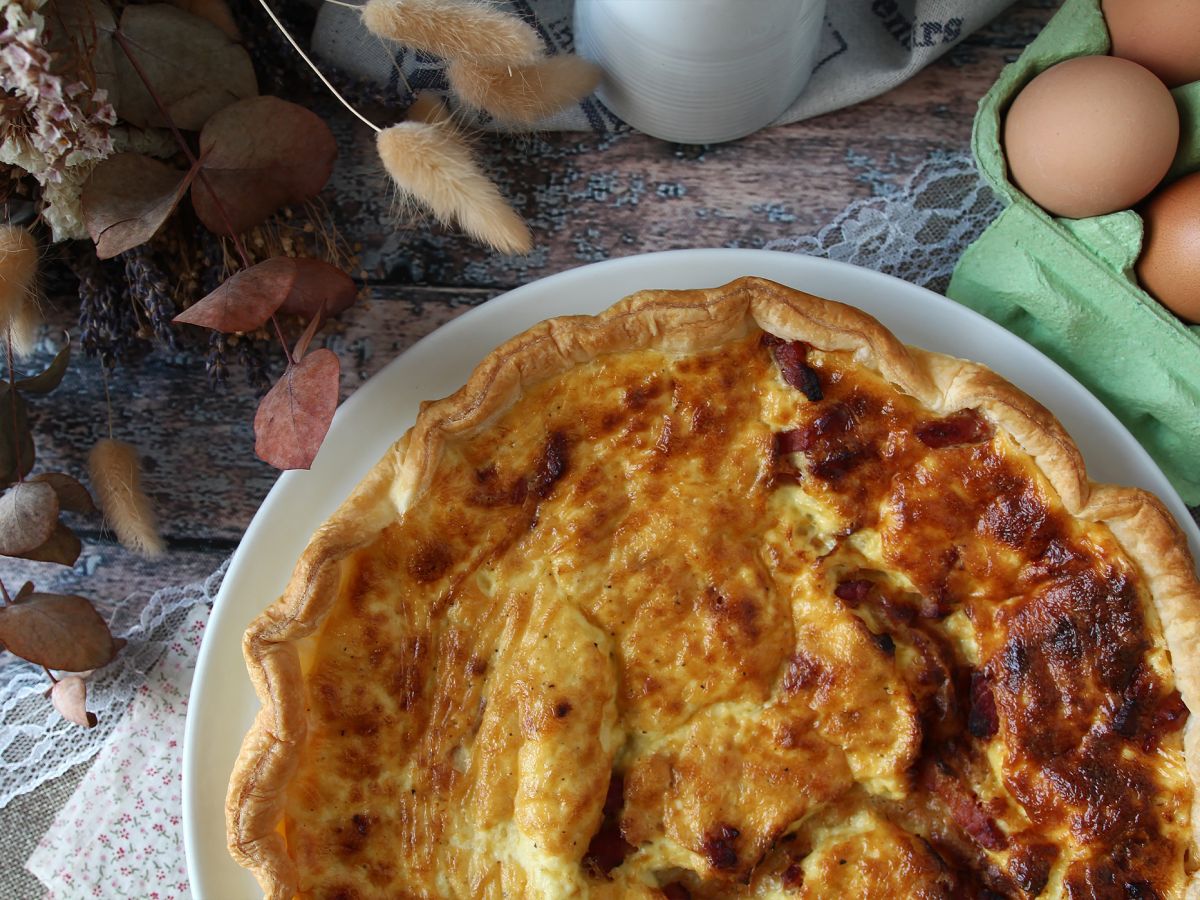 Helppo kotitekoinen quiche lorraine -resepti - kuva 5