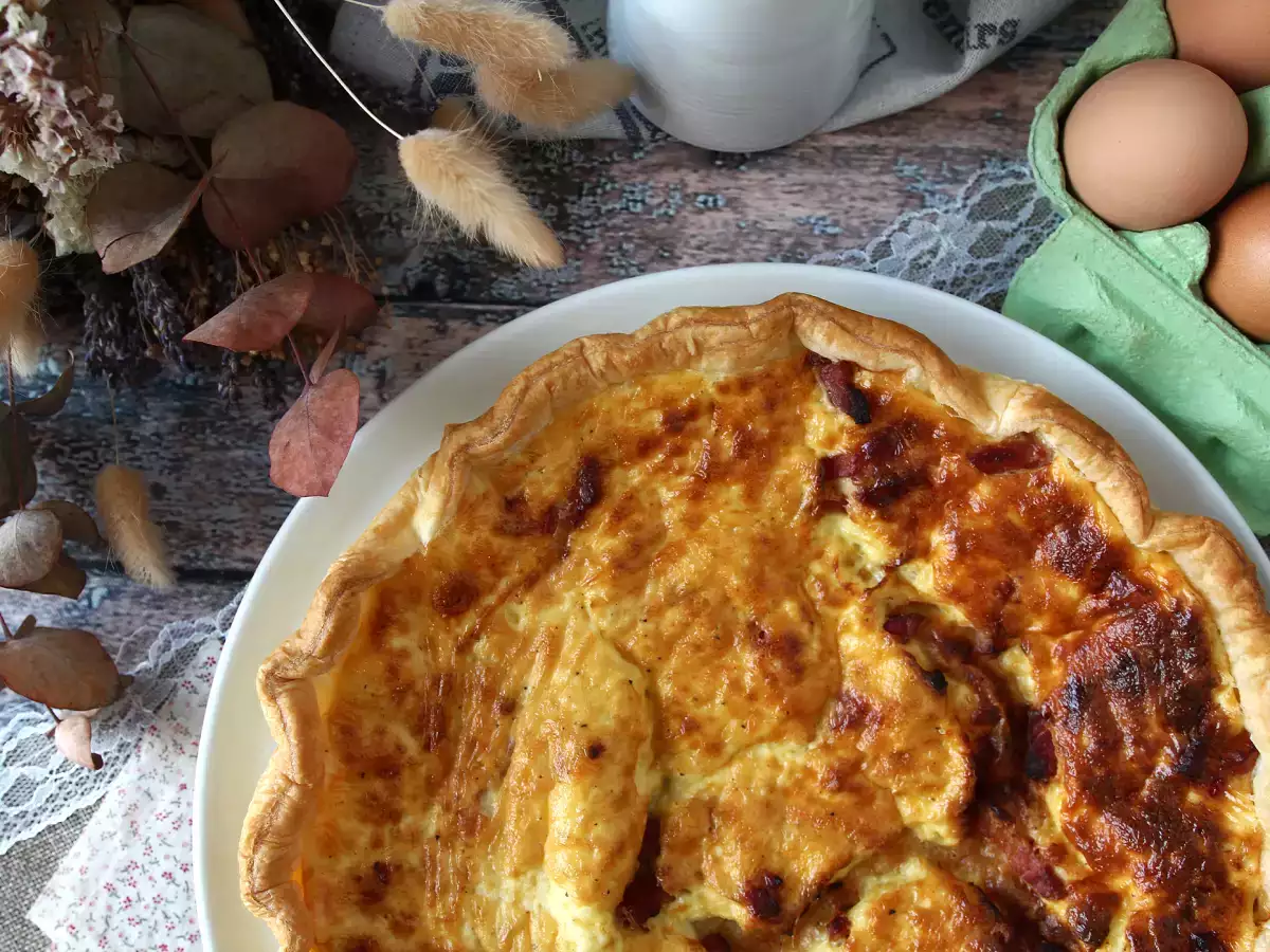 Helppo kotitekoinen quiche lorraine -resepti - kuva 5