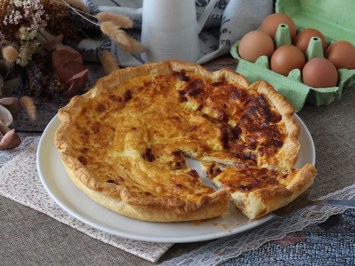 Helppo kotitekoinen quiche lorraine -resepti - kuva 6