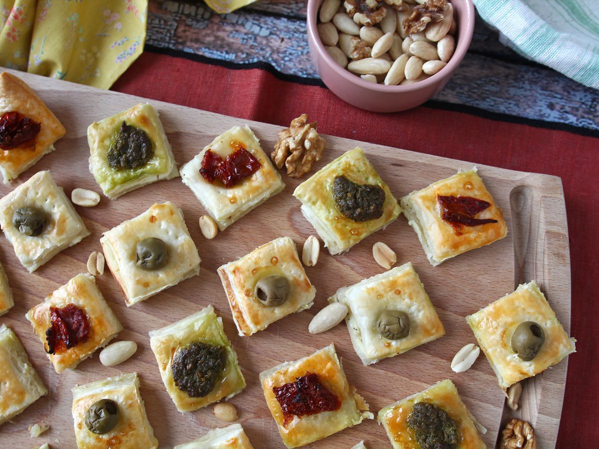 Helppoja ja nopeita leivonnaispaloja loistavaksi aperitiiviksi!
