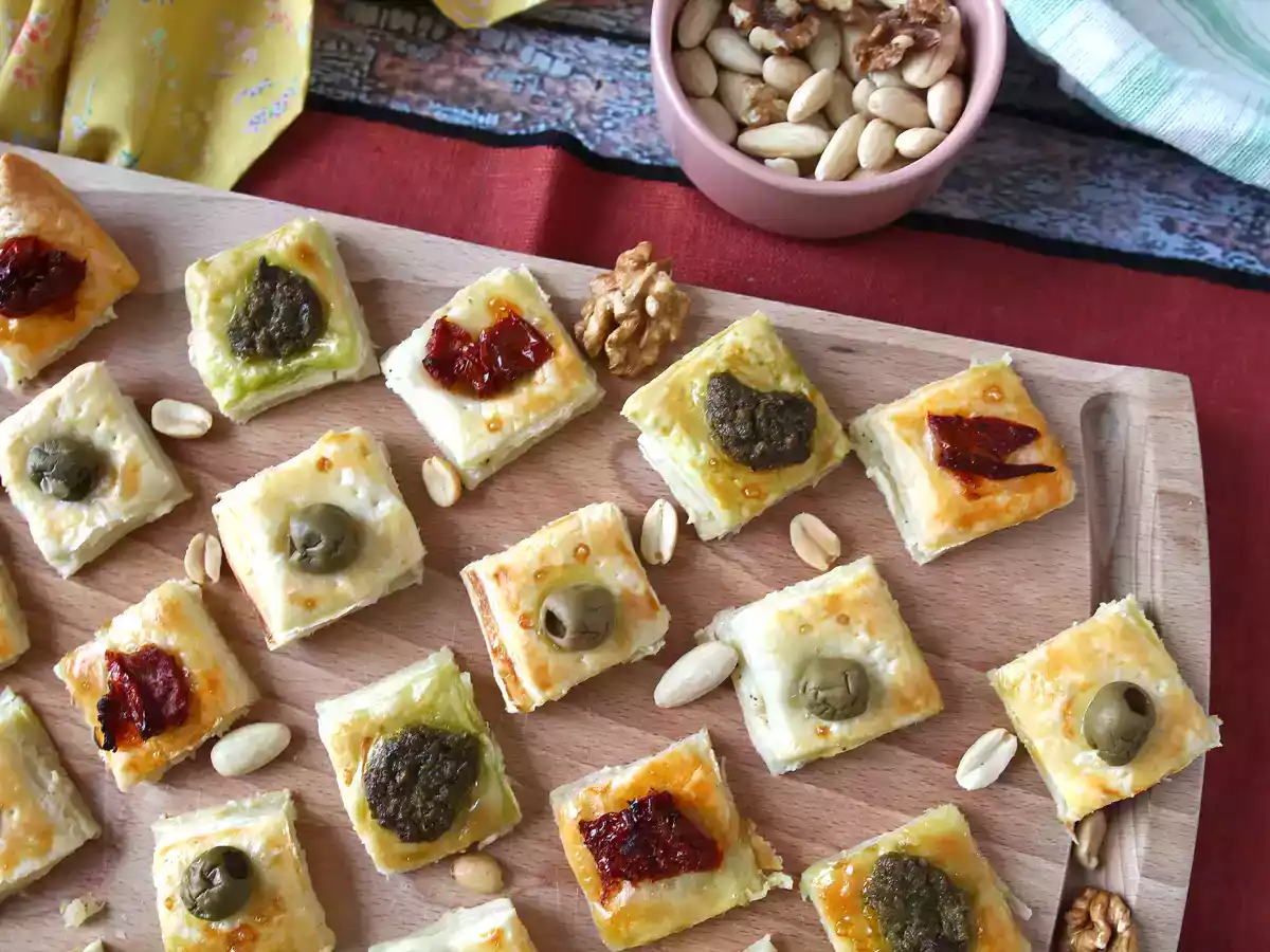 Helppoja ja nopeita leivonnaispaloja loistavaksi aperitiiviksi!