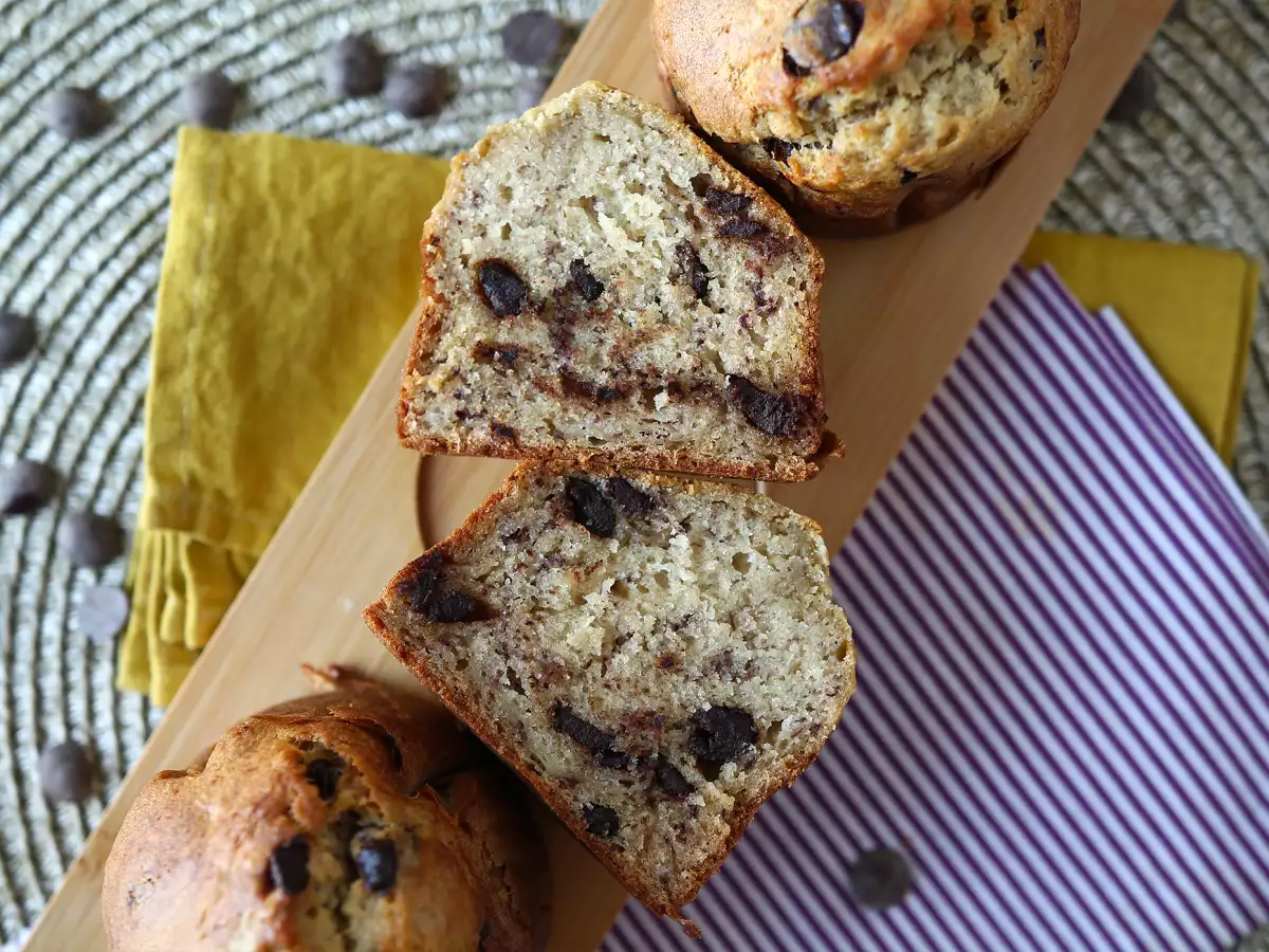 Herkulliset banaani-suklaamuffinit - kuva 4